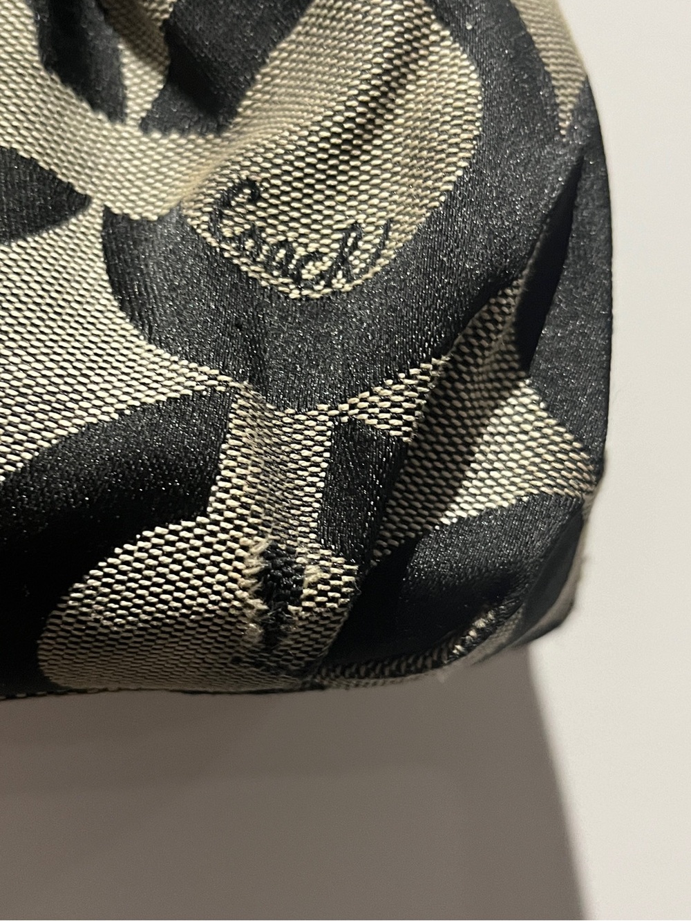 Coach Canvas Shoulder Bag - Picture 3 of 14